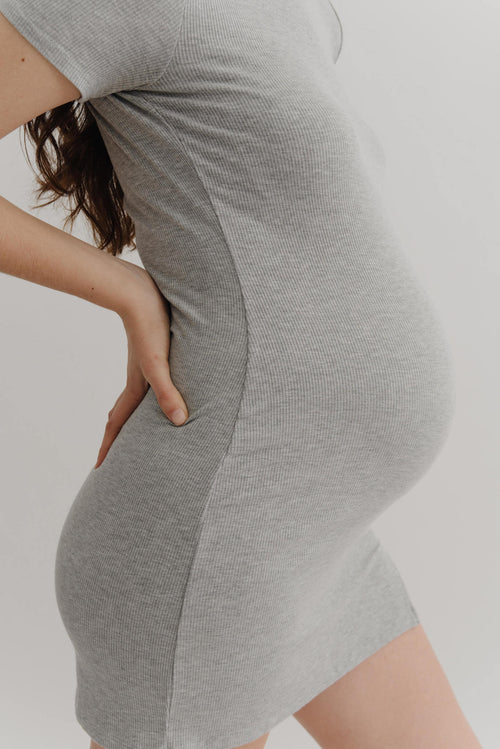 bump friendly summer maternity t-shirt dress